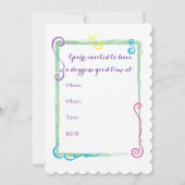 Mardi Gras Miniature Podle Kaart (Achterkant)