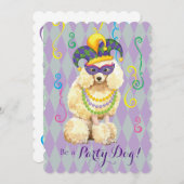 Mardi Gras Miniature Podle Kaart (Voorkant / Achterkant)