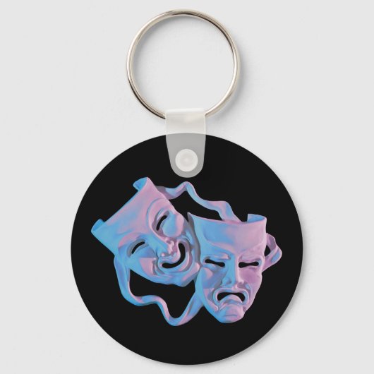mardi Gras Mmaskers Sleutelhanger (Voorkant)