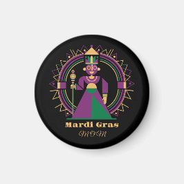 Mardi Gras Moeder 2026 Koningin Magneet