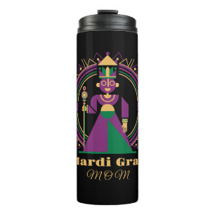 Mardi Gras Moeder 2026 Koningin Thermosbeker