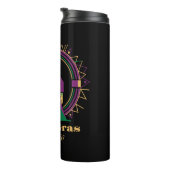 Mardi Gras Moeder 2026 Koningin Thermosbeker (Geroteerd rechts)