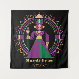Mardi Gras Moeder 2026 Koningin Wandkleed
