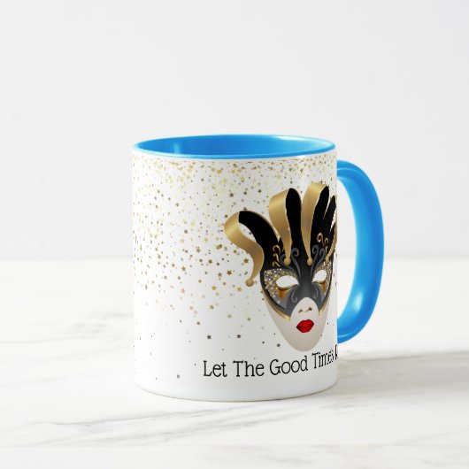 Mardi Gras Mok-Let the Good Times Roll Mok (Voorkant rechts)