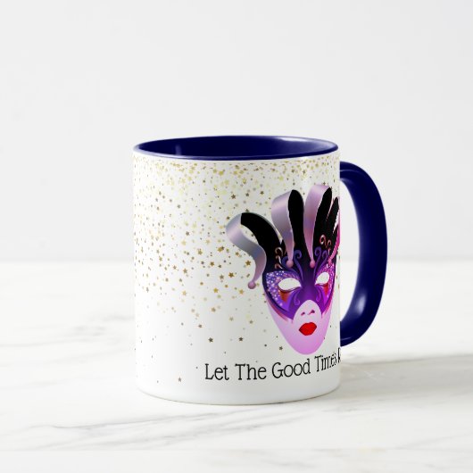 Mardi Gras Mok-Let the Good Times Roll Mok (Voorkant rechts)