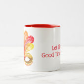 Mardi Gras Mok-Let the Good Times Roll Tweekleurige Koffiemok (Center)