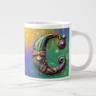 Mardi Gras Monogram Initiaal C Grote Koffiekop