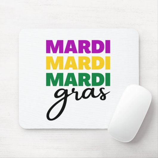 Mardi Gras Muismat (Met muis)