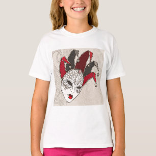 Mardi Gras Nar Masker Venetiaans Carnaval T-shirt