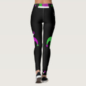 Mardi Gras Narrenhoed Beenwarmer Leggings (Achterkant)