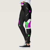 Mardi Gras Narrenhoed Beenwarmer Leggings (Links)