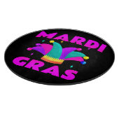 Mardi Gras Narrenhoed Glas Snijplank (Hoek)