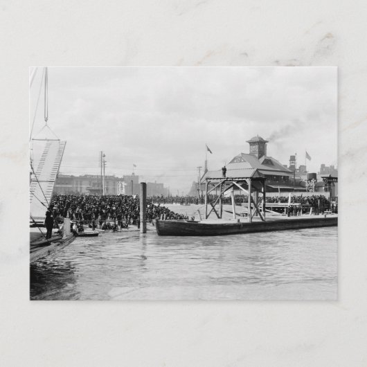 Mardi Gras, New Orleans: 1910 Briefkaart (Voorkant)