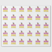 Mardi Gras New Orleans 2024 Carnaval Cadeau Cadeaupapier (Vlak)