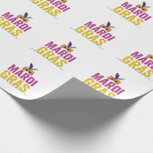 Mardi Gras New Orleans 2024 Carnaval Cadeau Cadeaupapier (Hoek)