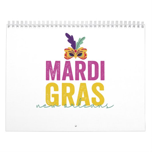 Mardi Gras New Orleans 2024 Carnaval Cadeau Kalender (Hoes)