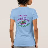 Mardi Gras, New Orleans, add name, T-Shirt (Achterkant)