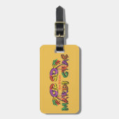 Mardi Gras New Orleans Bagagelabel (Voorkant verticaal)