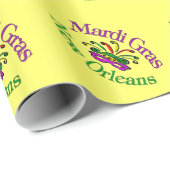 Mardi Gras New Orleans Cadeaupapier (Rol Hoek)