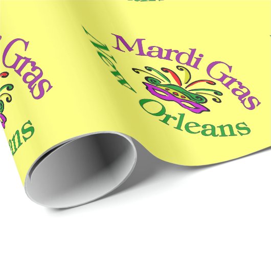Mardi Gras New Orleans Cadeaupapier (Rol Hoek)