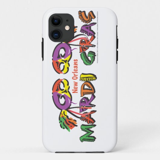 Mardi Gras New Orleans Case-Mate iPhone Case (Achterkant)