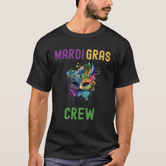 Mardi Gras New Orleans citeert familie T-shirt (Voorkant)