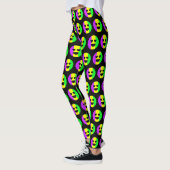 Mardi Gras New Orleans Cute Funny Smiling Emoji Leggings (Links)