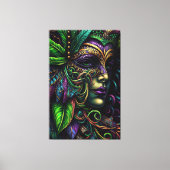 Mardi Gras, New Orleans, Fat Tuesday, NOLA Canvas Afdruk (Voorkant)