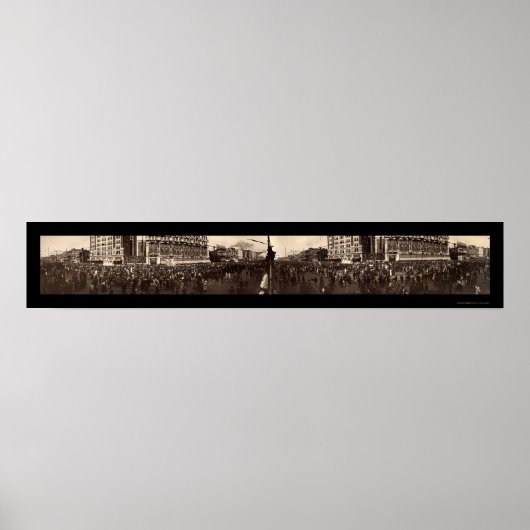 Mardi Gras New Orleans Foto 1910 Poster (Voorkant)