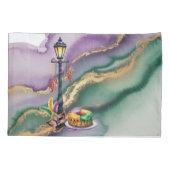 Mardi Gras New Orleans Illustratie Kussensloop (Achterkant)