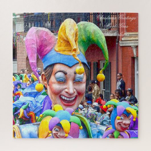 Mardi Gras New Orleans. Jigzaag Puzzle Legpuzzel (Verticaal)