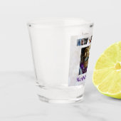 Mardi Gras New Orleans kralen masker Nola Shot Glas (Links)