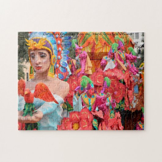 Mardi Gras New Orleans. Legpuzzel (Horizontaal)