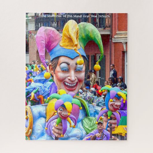 Mardi Gras New Orleans. Legpuzzel (Verticaal)