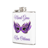 Mardi Gras New Orleans Masker Heupfles (Links)