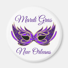 Mardi Gras New Orleans Masker Magneet