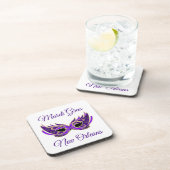 Mardi Gras New Orleans Masker Onderzetter (Rechterzijde)