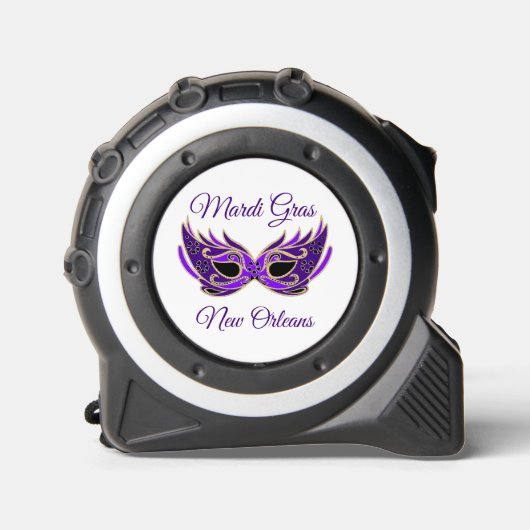 Mardi Gras New Orleans Masker Rolmaat (Voorkant)