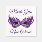 Mardi Gras New Orleans Masker Servetten (Voorkant)