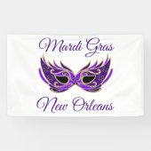 Mardi Gras New Orleans Masker Spandoek (Horizontaal)