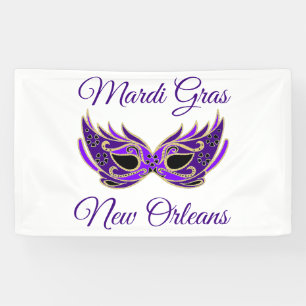 Mardi Gras New Orleans Masker Spandoek