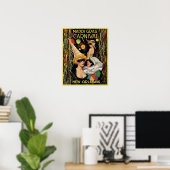 Mardi Gras New Orleans poster. Poster (Thuiskantoor)