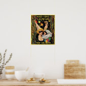 Mardi Gras New Orleans poster. Poster (Keuken)