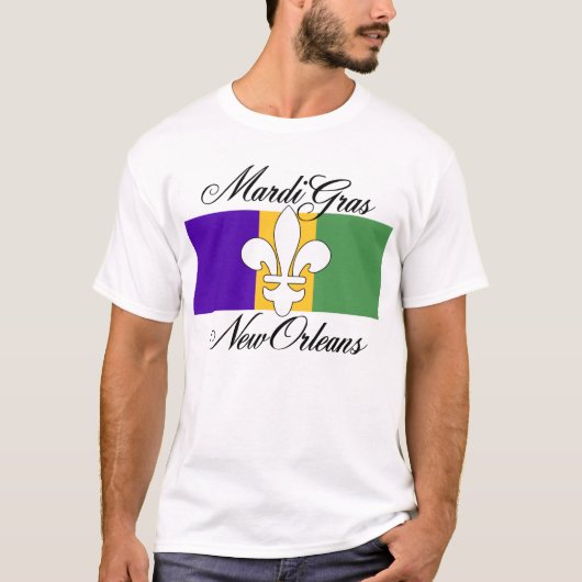 Mardi Gras New Orleans T-shirt (Voorkant)
