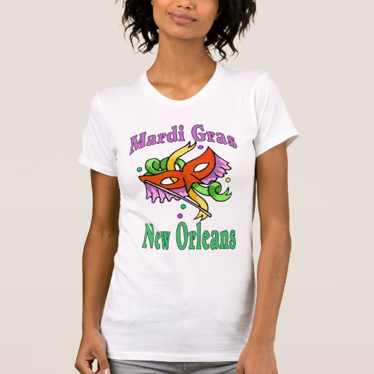 Mardi Gras New Orleans T-shirt (Voorkant)