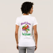 Mardi Gras New Orleans T-shirt (Achterkant volledig)