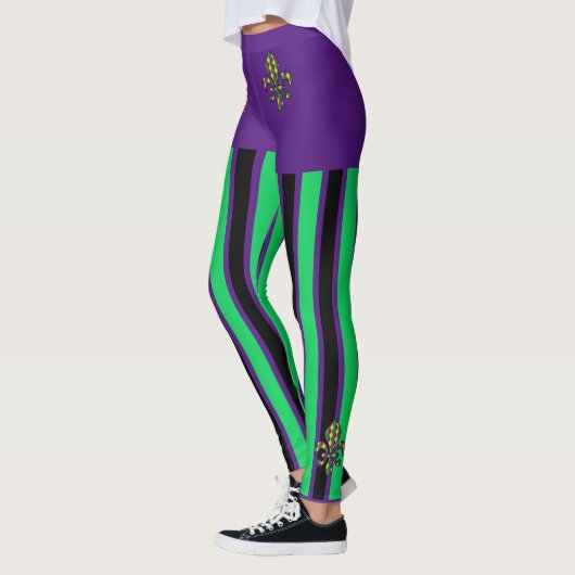 Mardi Gras Nice Uitzicht  Vrouwen Leggings (Links)