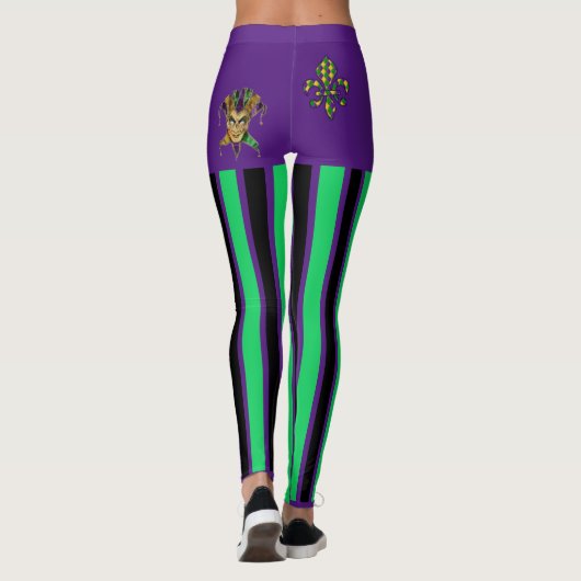 Mardi Gras Nice Uitzicht  Vrouwen Leggings (Achterkant)