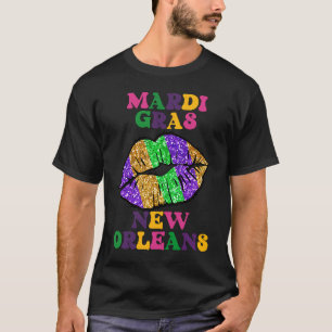 Mardi gras nieuwe orleans carnavalleans voor vrouw t-shirt