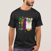 Mardi Gras No Prob Llama Funny Mardi Gras Carnival T-shirt (Voorkant)